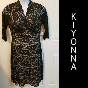 💗HP💗 Kiyonna Lace Dress with Nude Underlay 0X